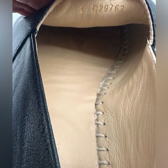 Chanel CC Lambskin Leather Espadrilles Cap Toe Black Slip On Flats EU 39 US8-8.5 - Picture 8 of 8